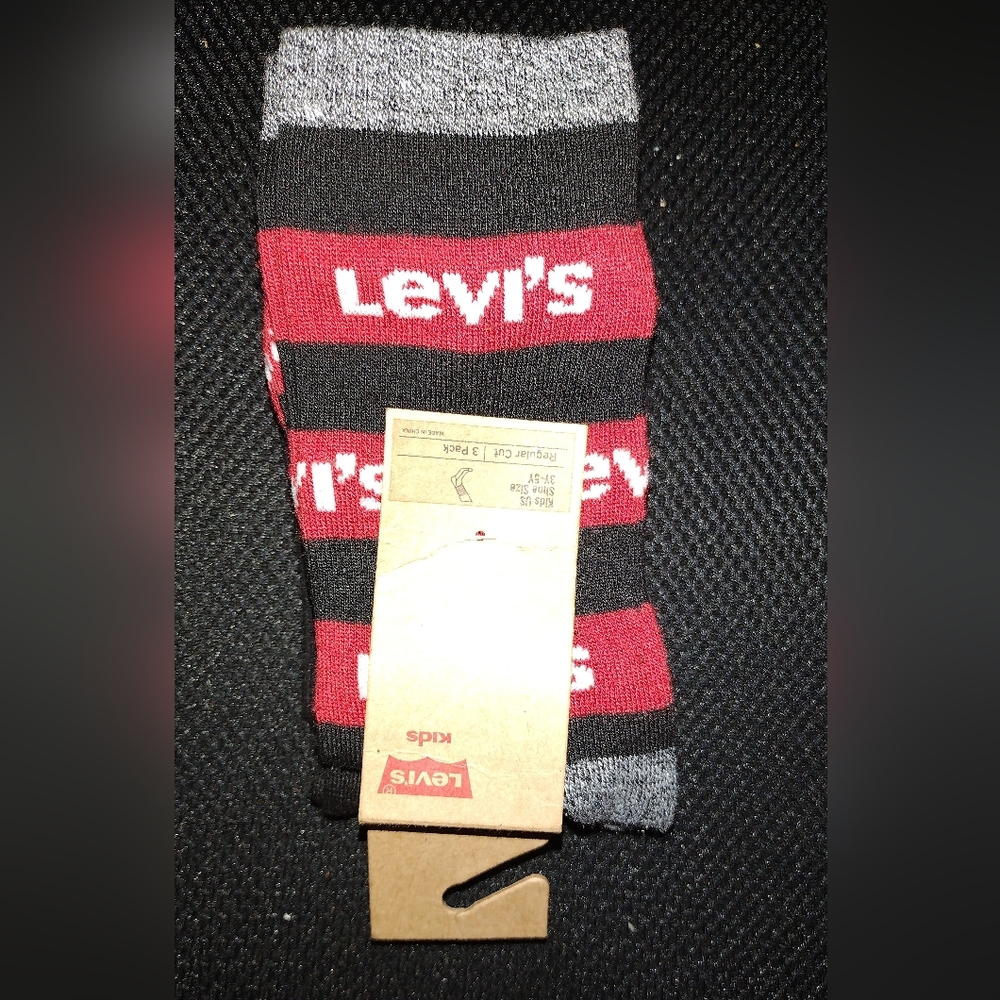 Two "Levi's" 3-Pack Kids Socks